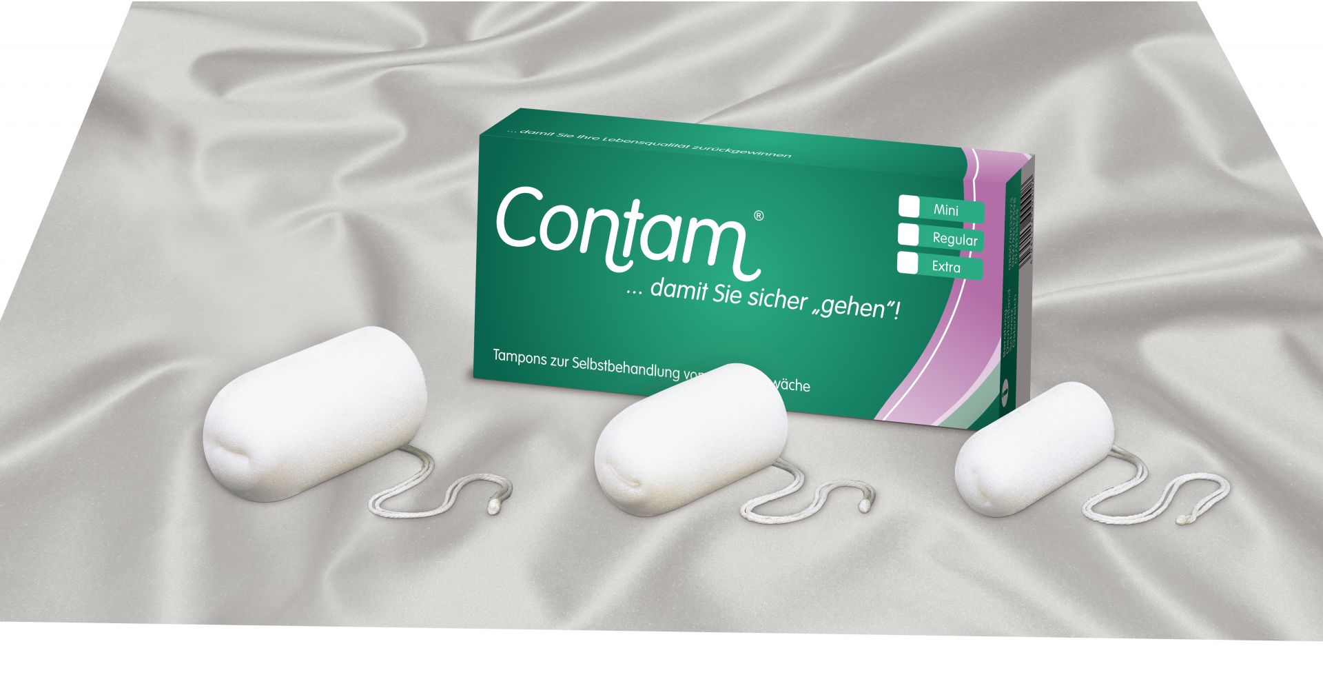 Therapiemöglichkeit bei Belastungsinkontinenz mit Contam® Vaginaltampons