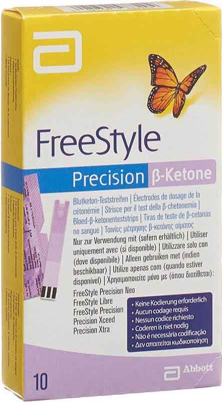 Freestyle Precision β-Keton-Teststreifen: Schnelle & genaue Messung